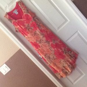 Dress barn Multicolor Sleeveless Dress